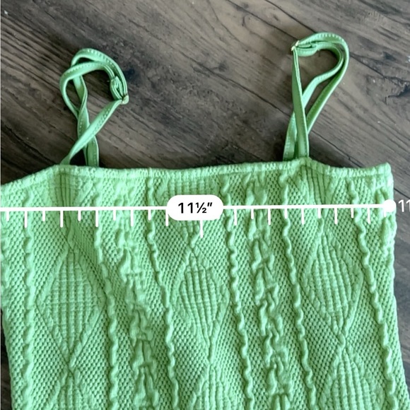 Sabo Skirt olive sweater dress in green - Picture 4 of 5